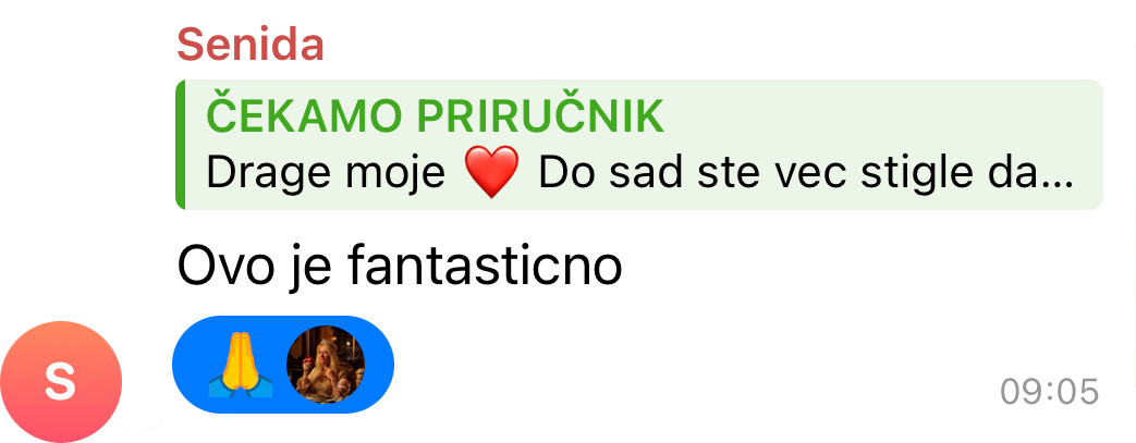 Poruka zahvalnosti
