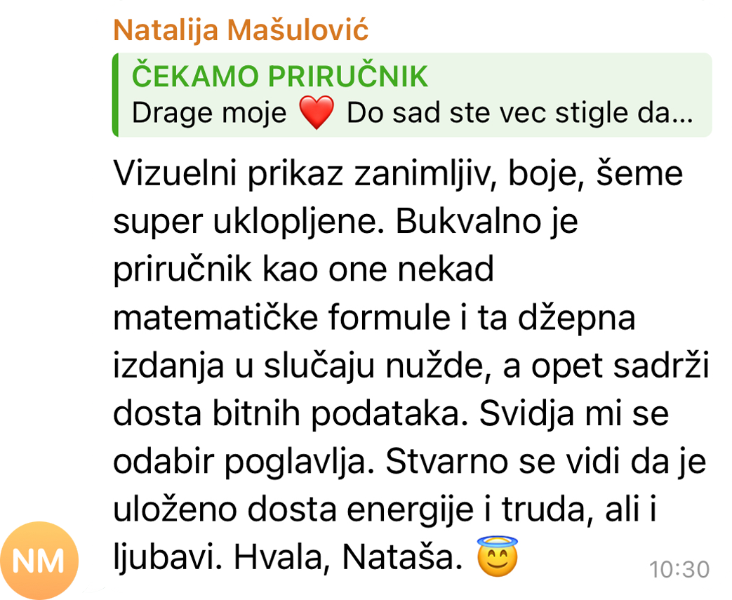 Poruka zahvalnosti