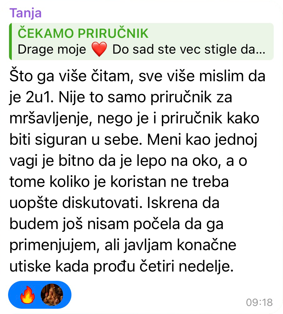 Poruka zahvalnosti