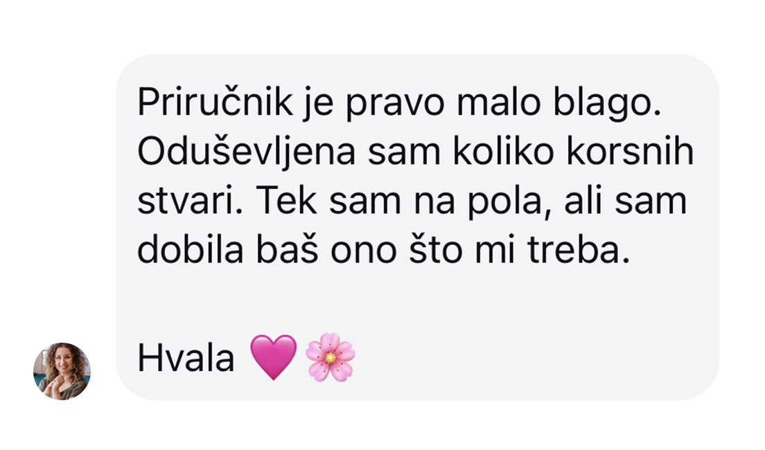 Poruka zahvalnosti