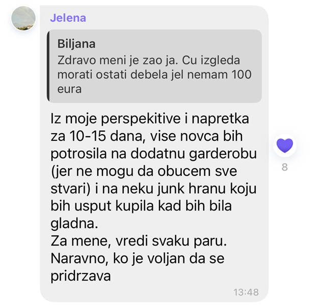 Poruka zahvalnosti
