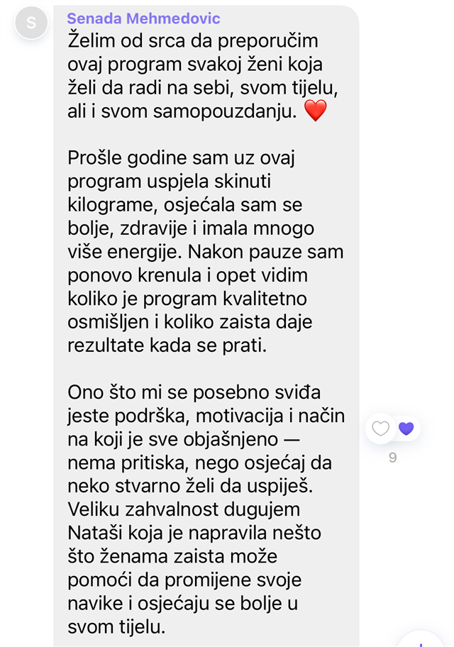 Poruka zahvalnosti