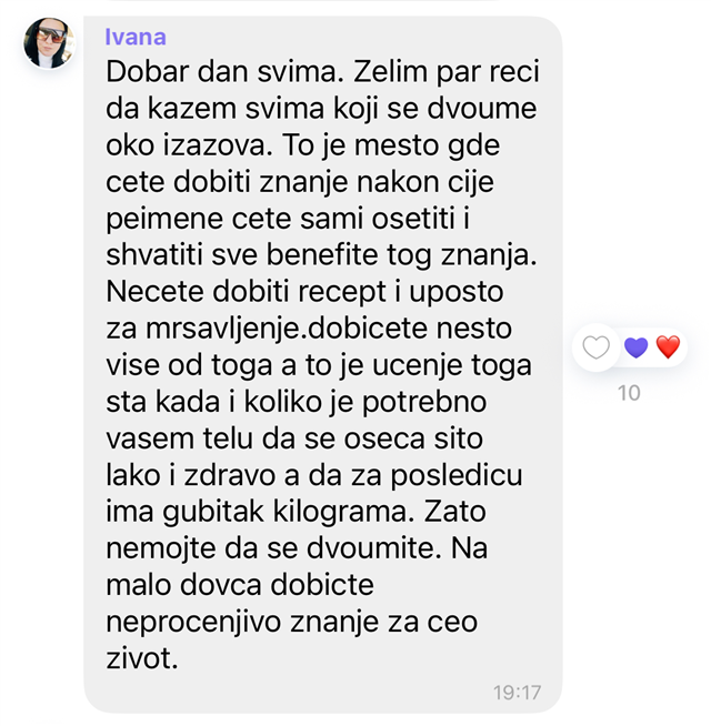 Poruka zahvalnosti